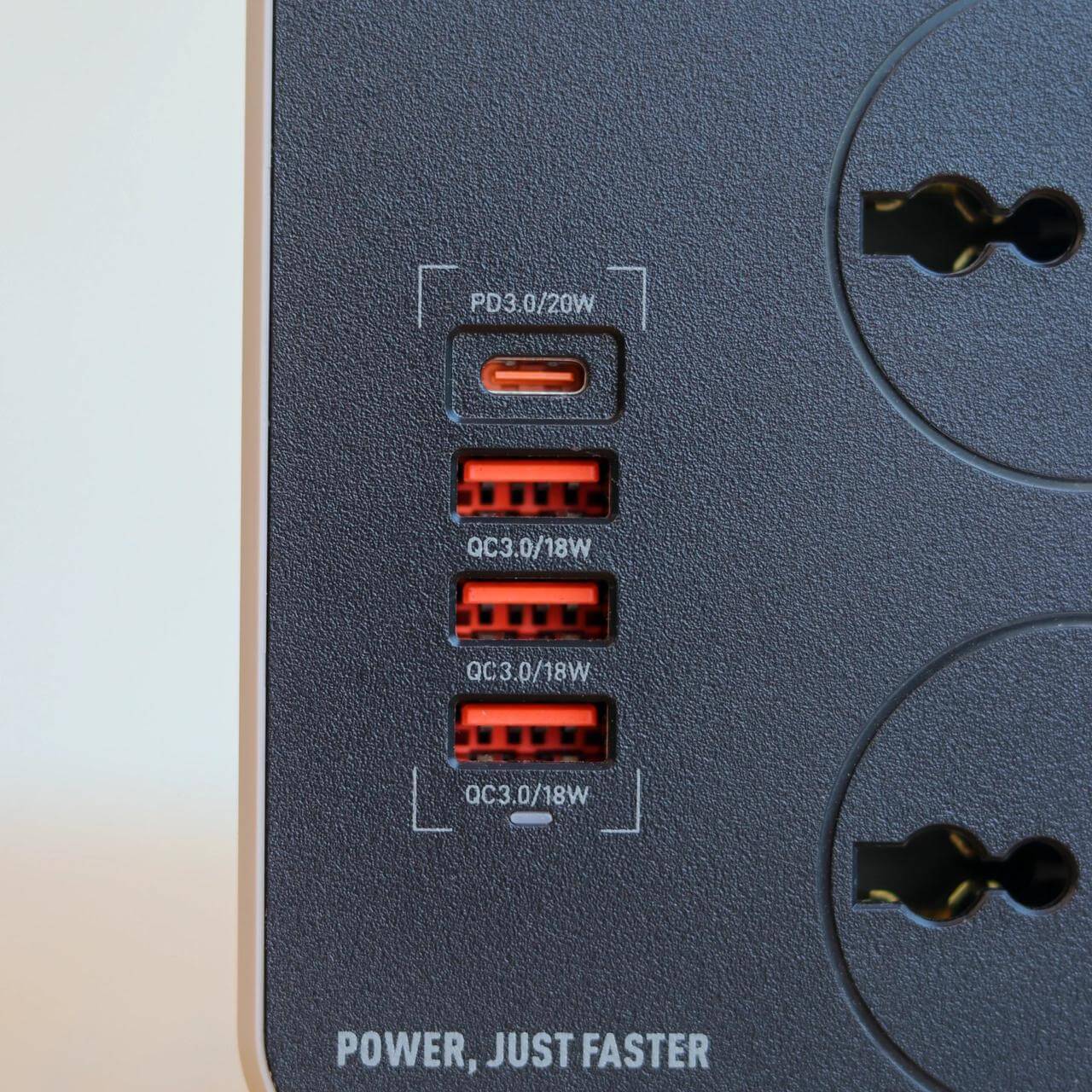 LDNIO SC3412 38W PD20W Power Strip with 3 Outlets & 3 USB QC 3.0 Ports Description: